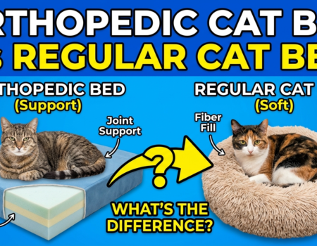 Orthopedic Cat Bed vs Regular Cat Bed