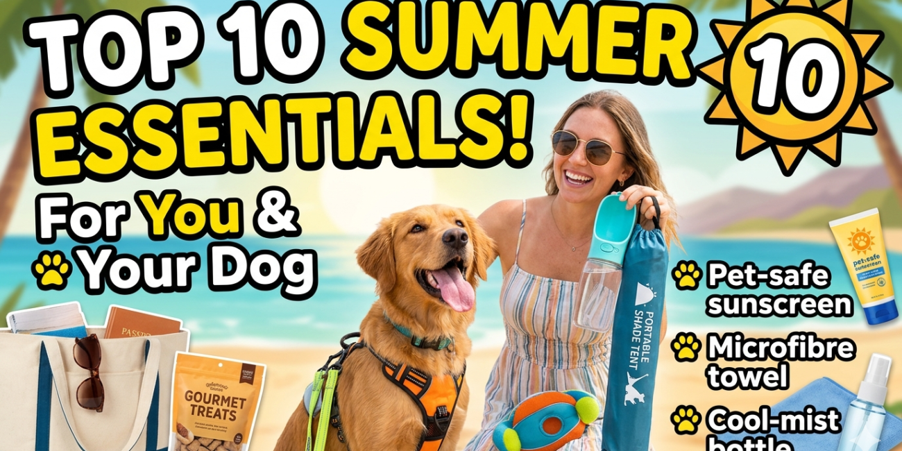 top 10 Summer essentials for you and your dog