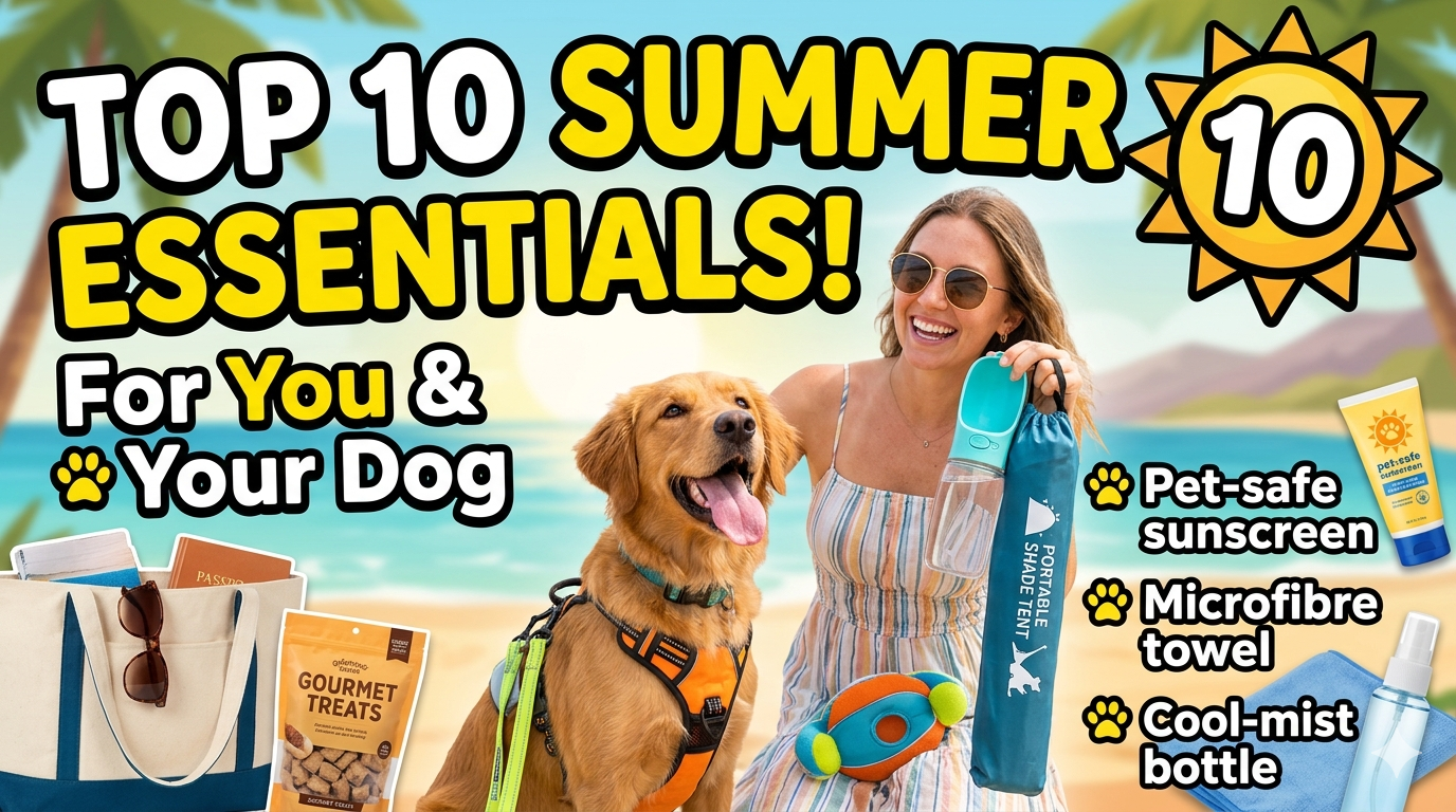 top 10 Summer essentials for you and your dog