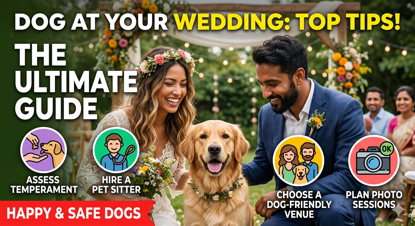 Top tips for having your dog at your wedding