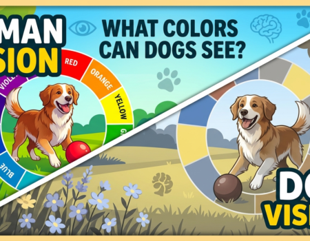 What colours can dogs see