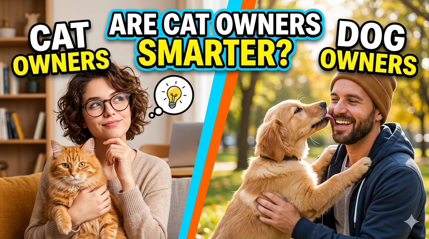 Are cat owners smarter than dog owners