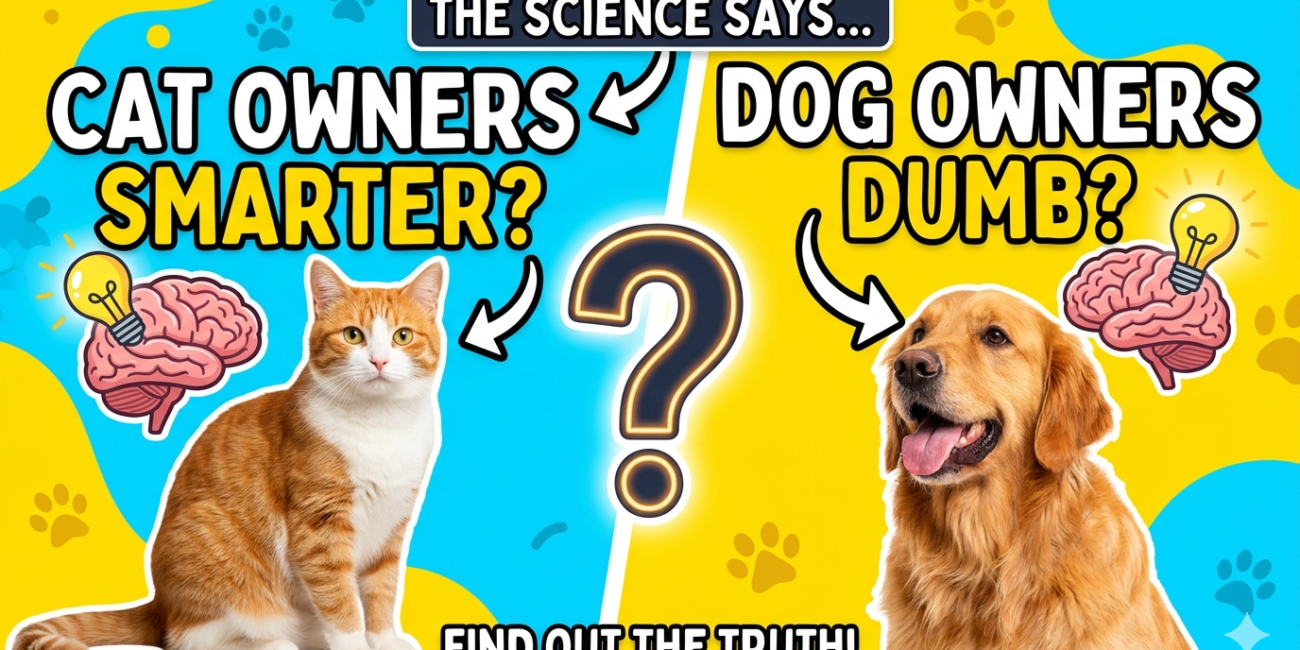 Are cat owners smarter than dog owners