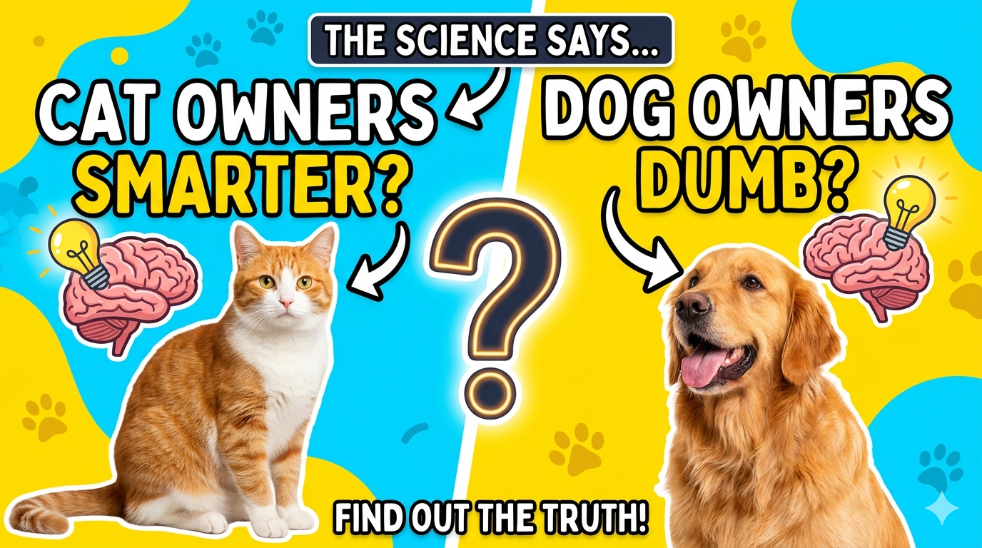 Are cat owners smarter than dog owners