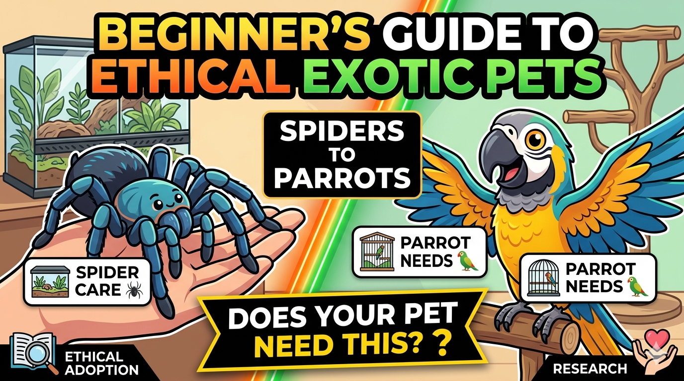From Spiders to Parrots