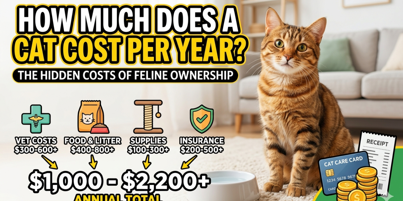 How Much Does a Cat Cost per Year
