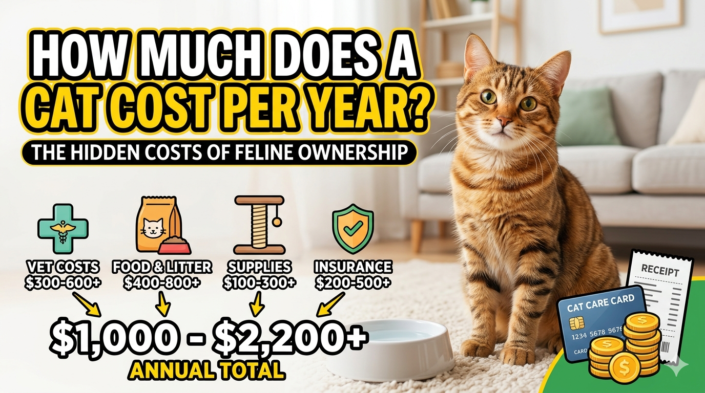 How Much Does a Cat Cost per Year