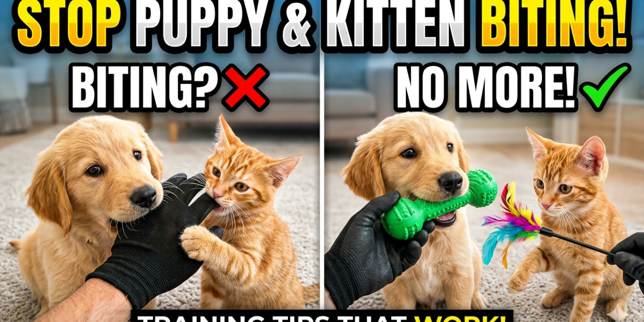 How to control biting in puppies