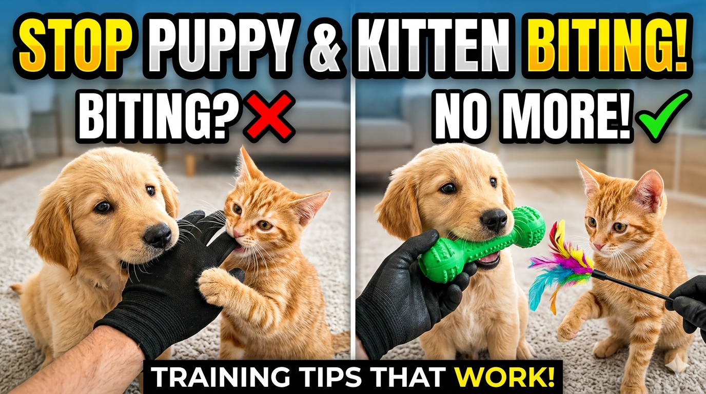How to control biting in puppies