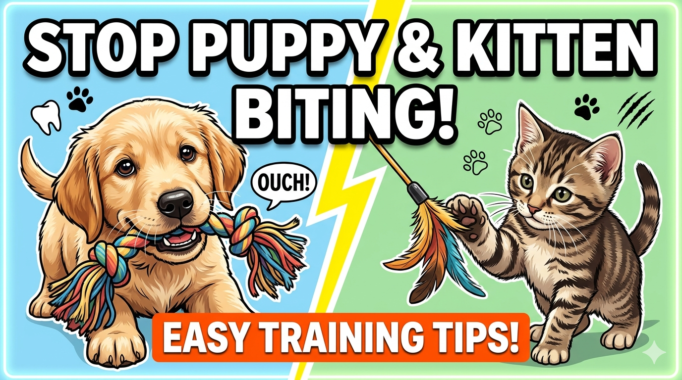 How to control biting in puppies