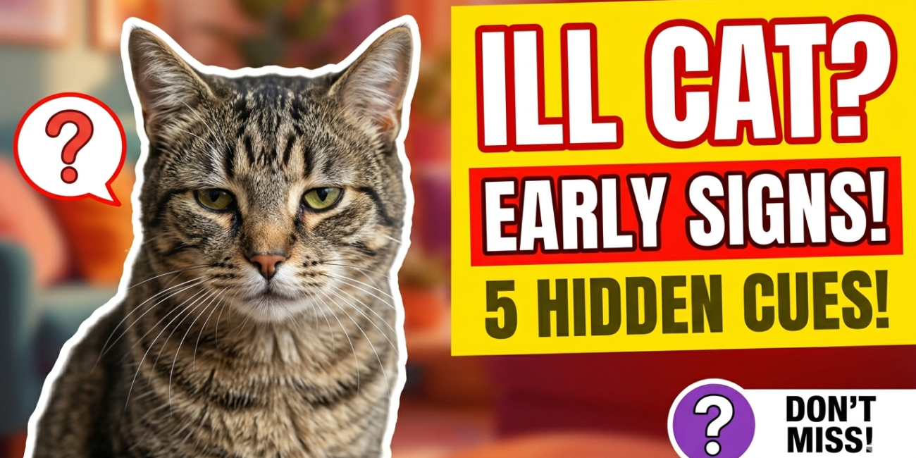 How to spot early signs of illness in cats