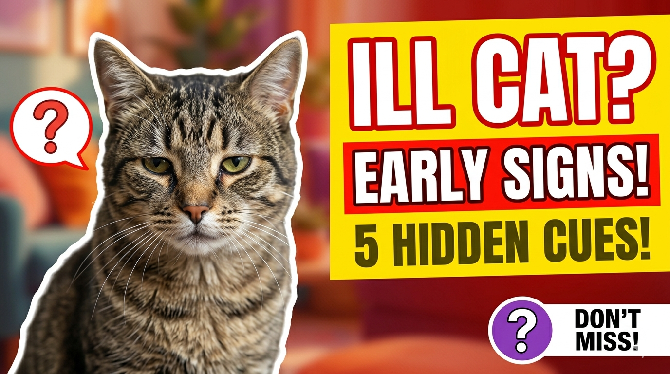 How to spot early signs of illness in cats