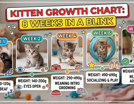 Kitten Growth Chart
