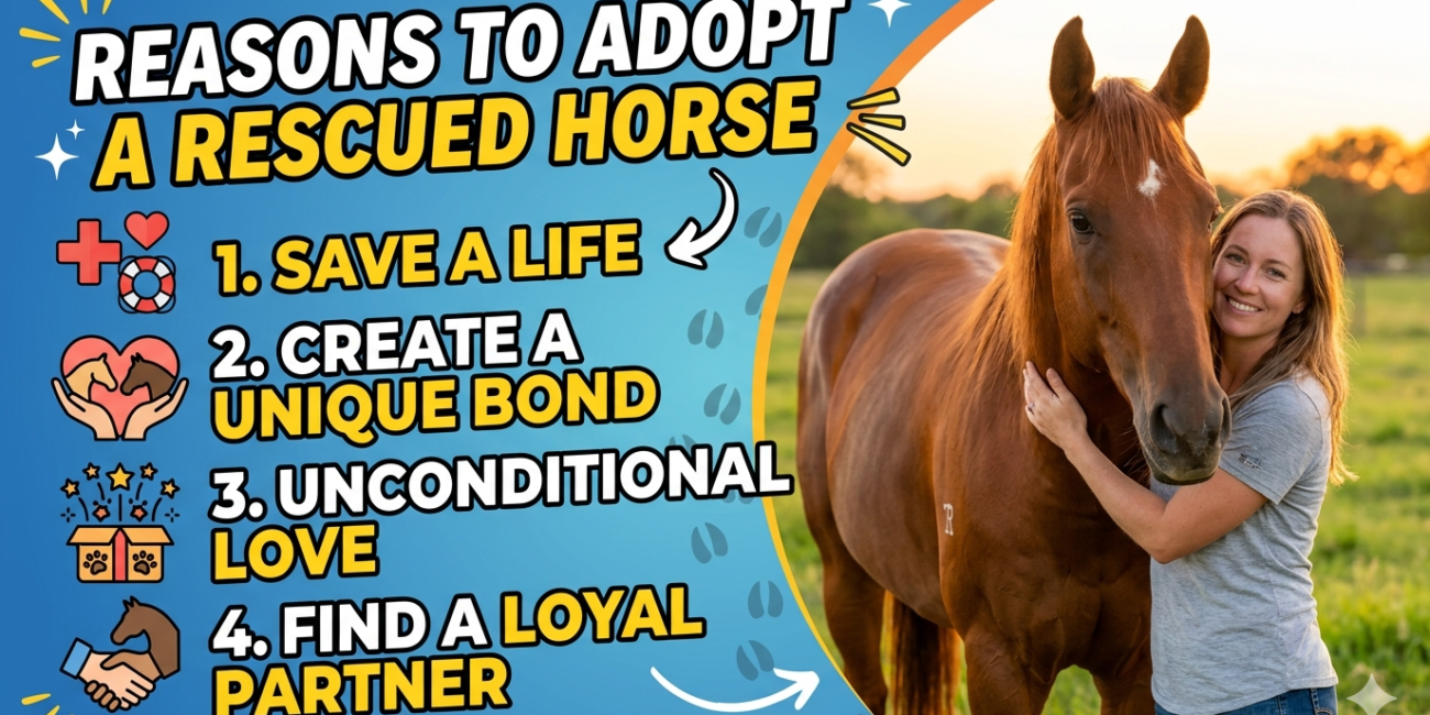 Reasons to adopt a rescued horse