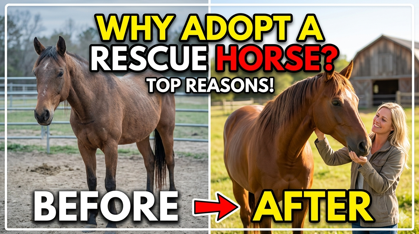 Reasons to adopt a rescued horse
