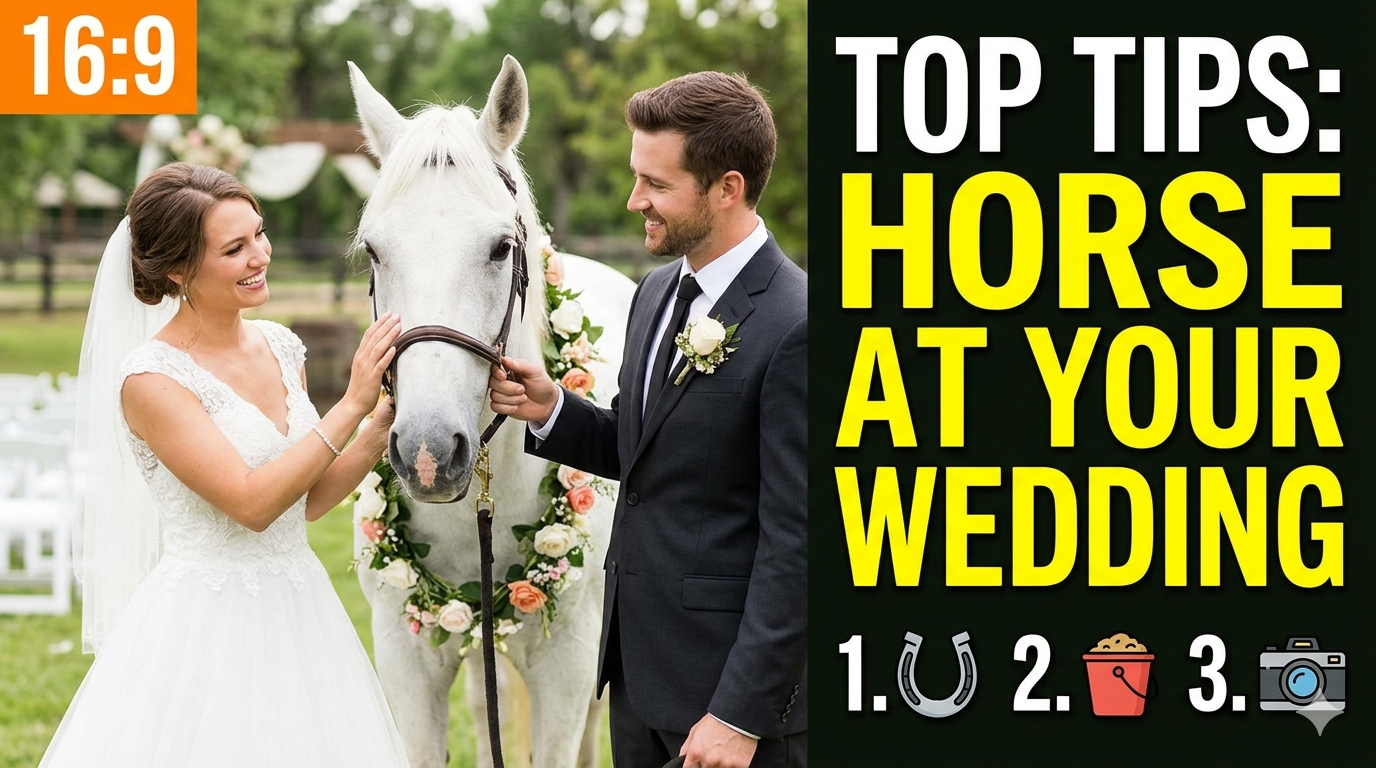Top tips for having your horse at your wedding