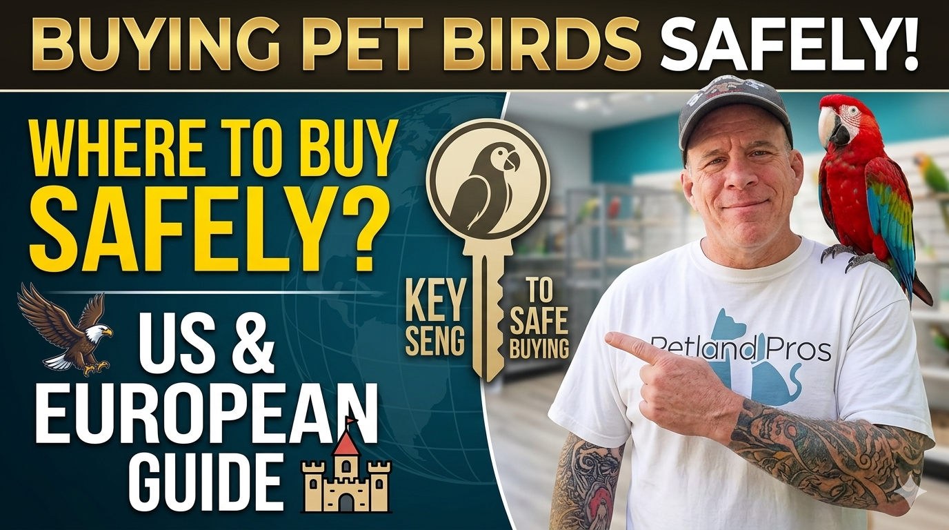 Where to Buy Pet Birds Safely