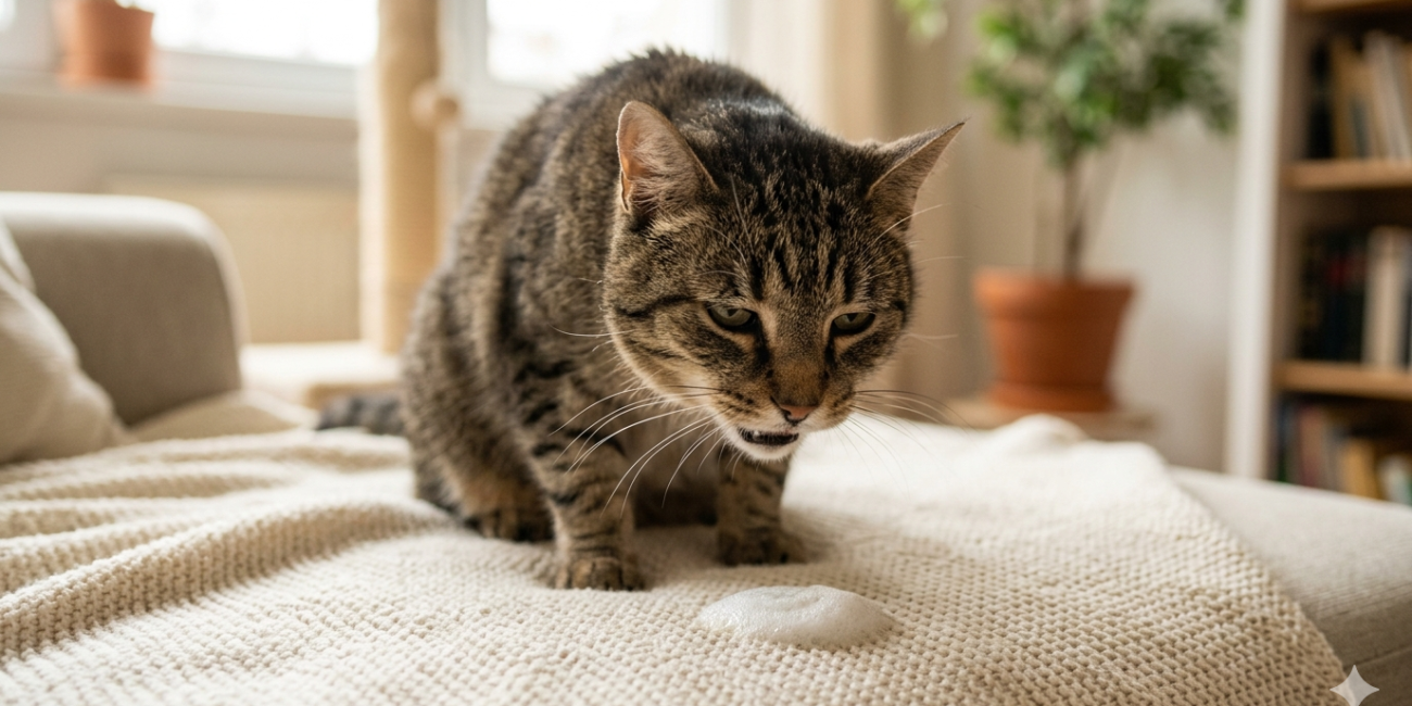 Why Is My Cat Vomiting White Foam