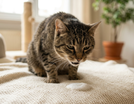Why Is My Cat Vomiting White Foam