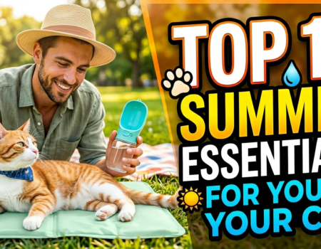 10 Summer essentials for you and your cat