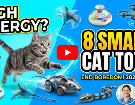 8 Smart Cat Toys for High Energy Cats