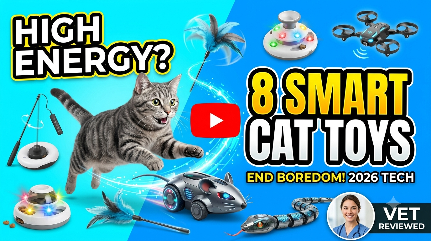 8 Smart Cat Toys for High Energy Cats