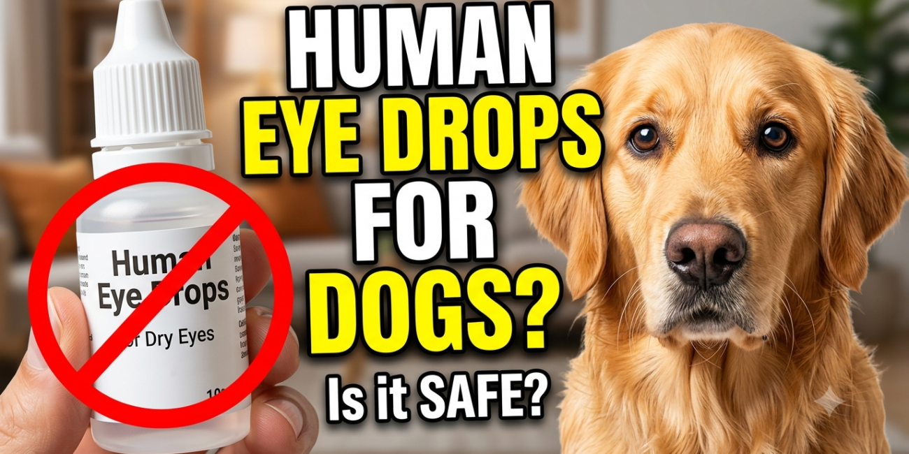Can You Use Human Eye Drops on Dogs