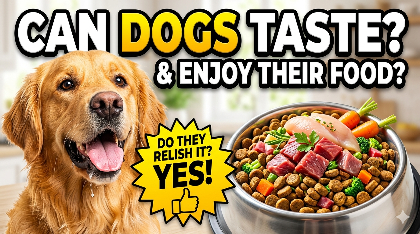 Can dogs taste