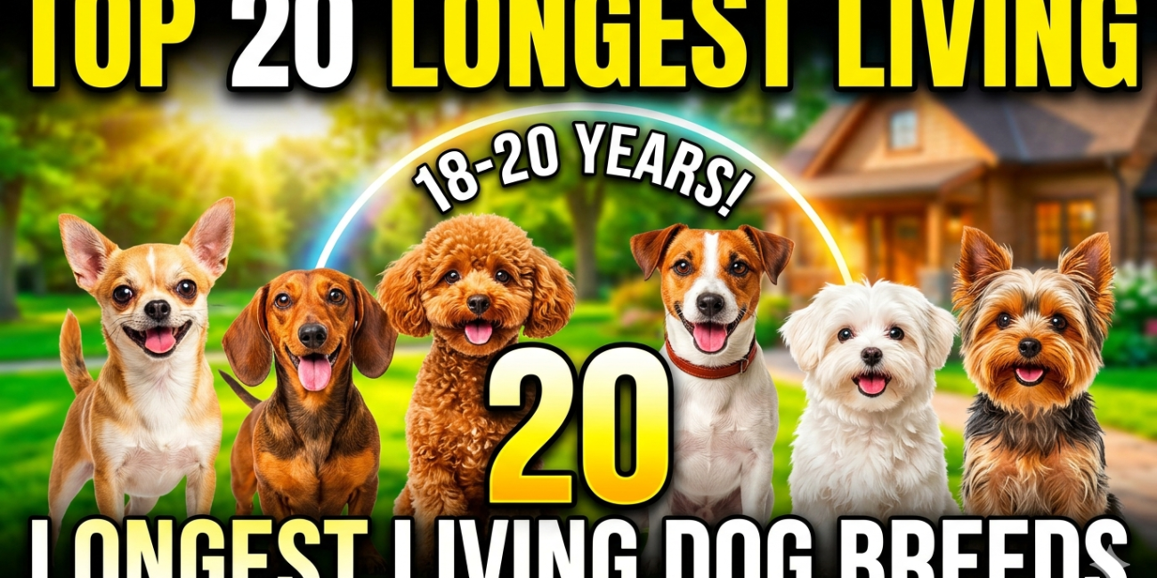 Top 20 longest living dog breeds