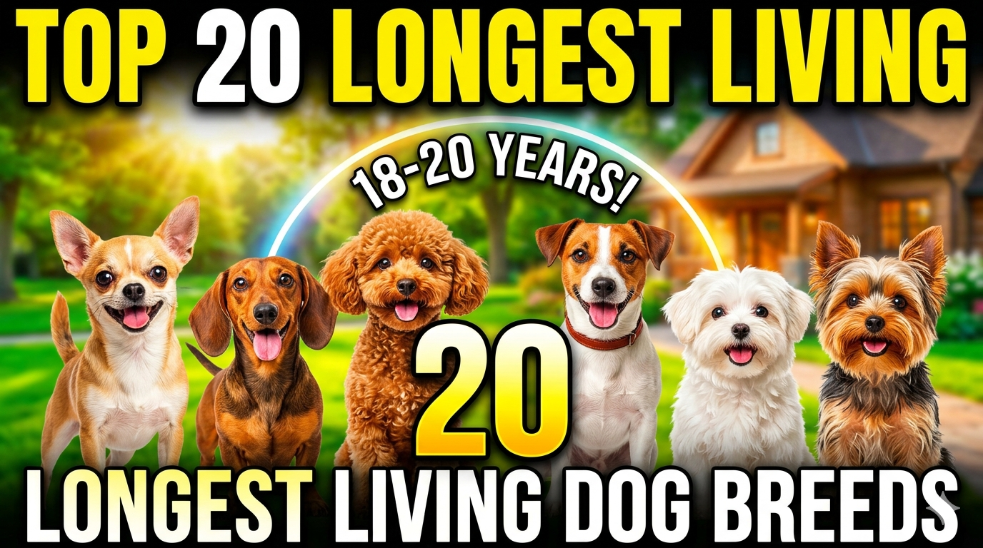 Top 20 longest living dog breeds