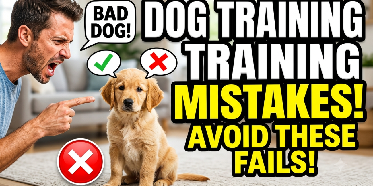10 Dog Training Mistakes To Avoid