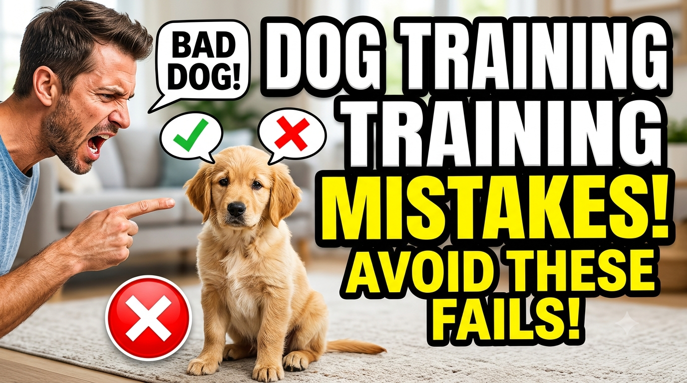 10 Dog Training Mistakes To Avoid
