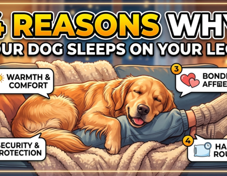 4 Reasons Why Your Dog Sleeps on Your Legs