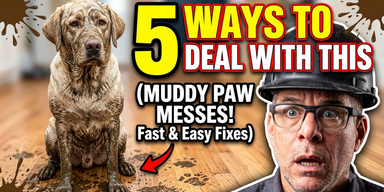 5 Ways How to Deal with Muddy Dog Paws