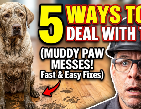 5 Ways How to Deal with Muddy Dog Paws
