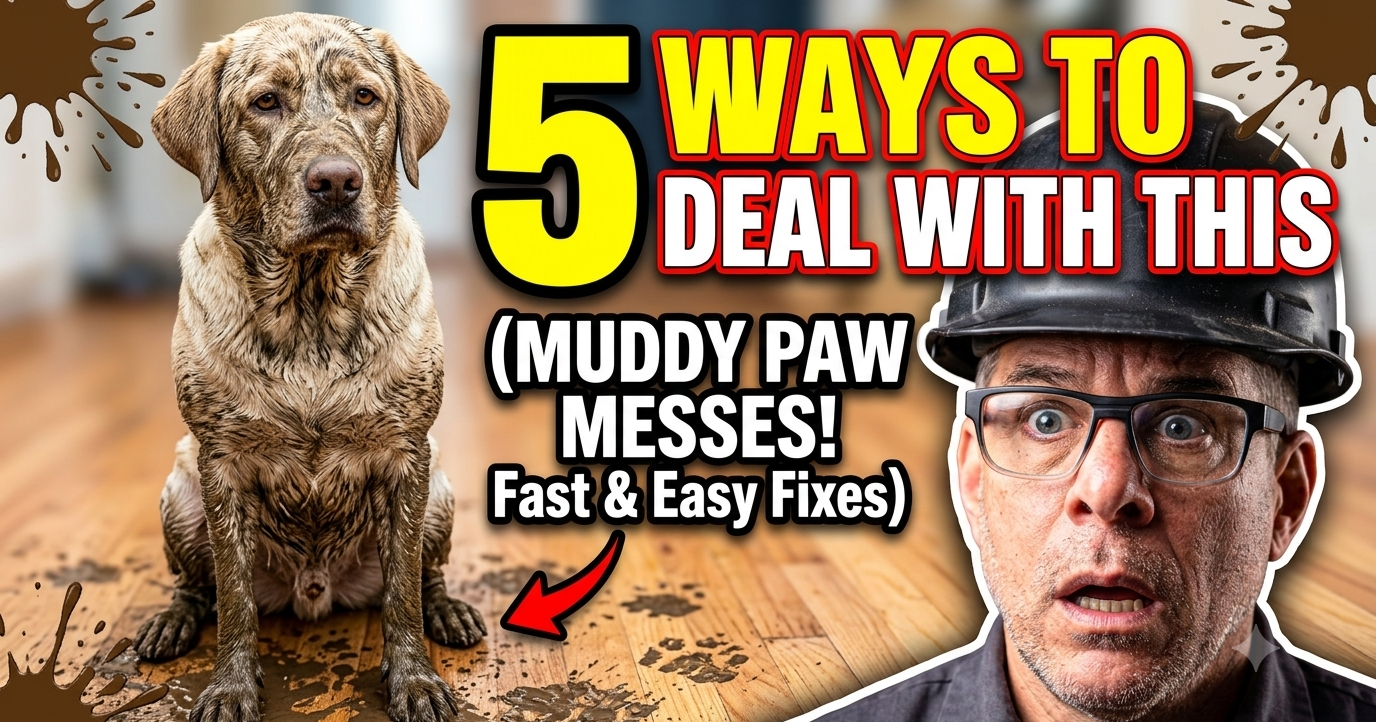 5 Ways How to Deal with Muddy Dog Paws