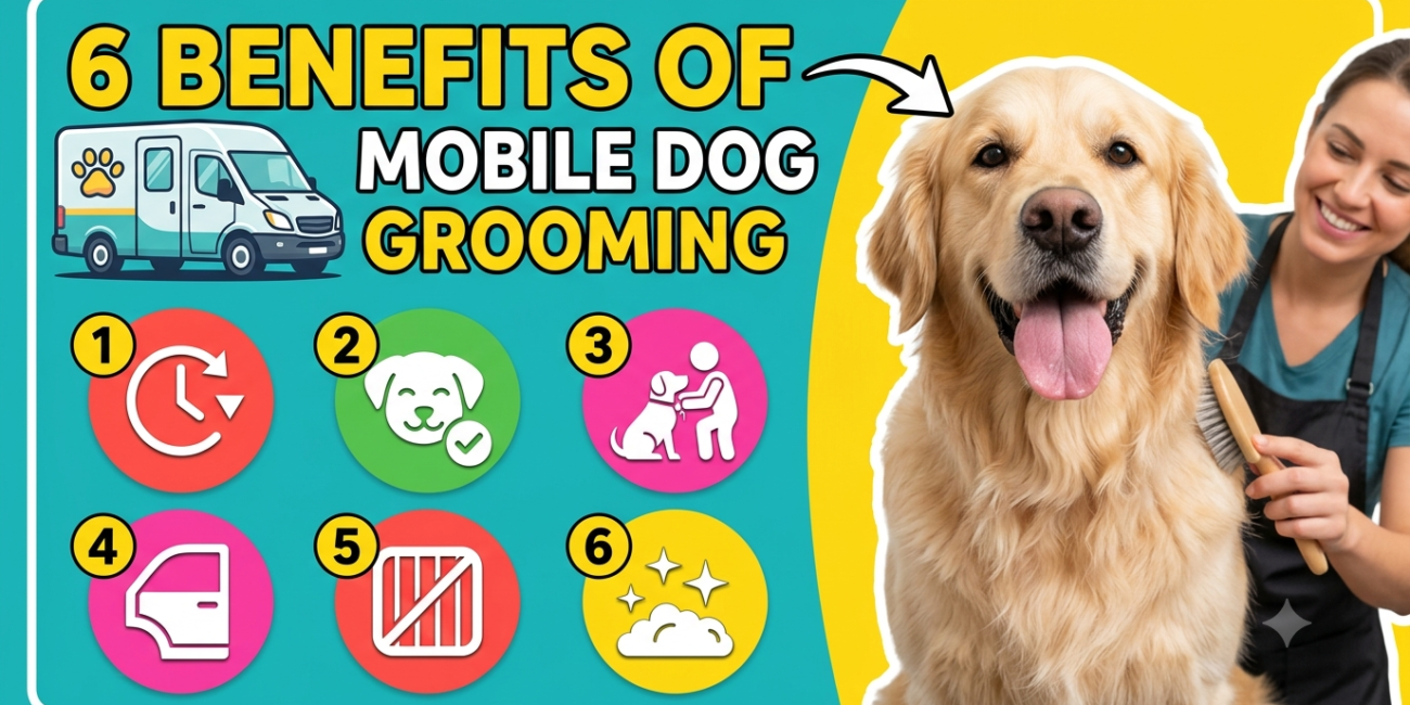 6 Benefits of Mobile Dog Grooming