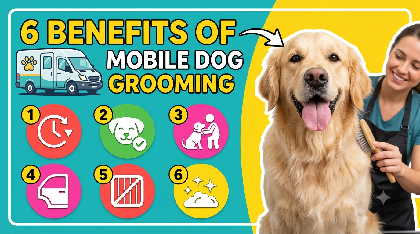 6 Benefits of Mobile Dog Grooming