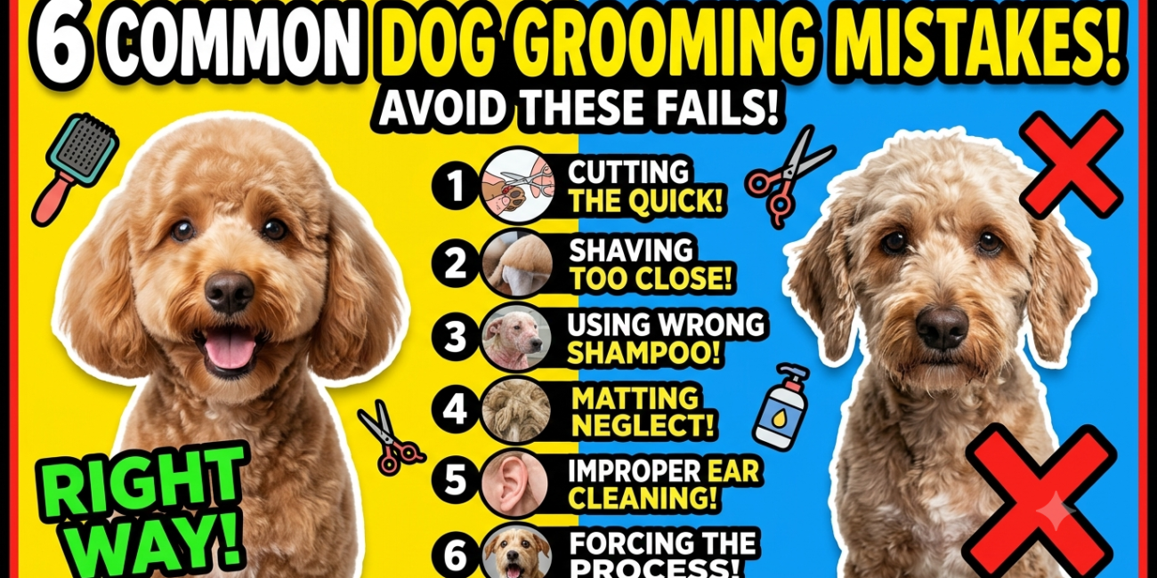 6 Common Dog Grooming Mistakes
