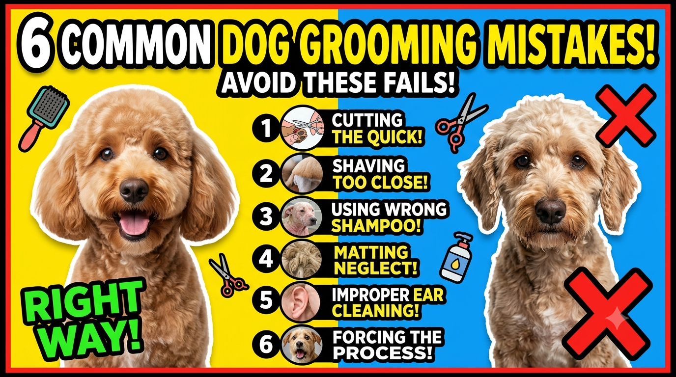 6 Common Dog Grooming Mistakes