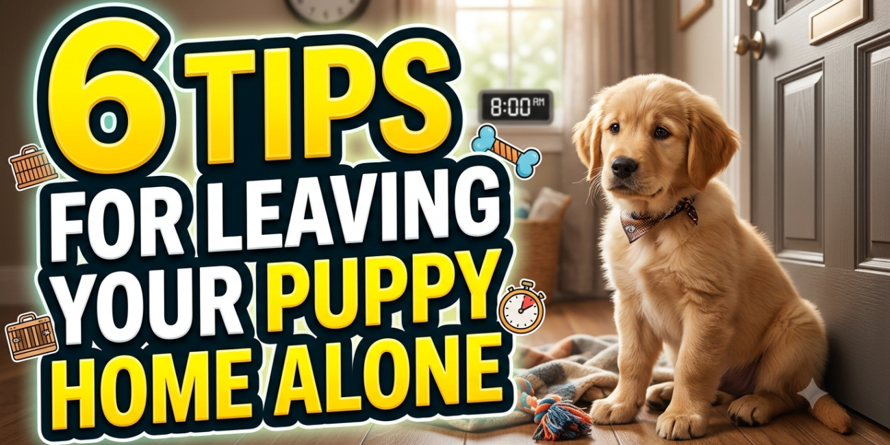 6 Tips For Leaving Your Puppy Home Alone