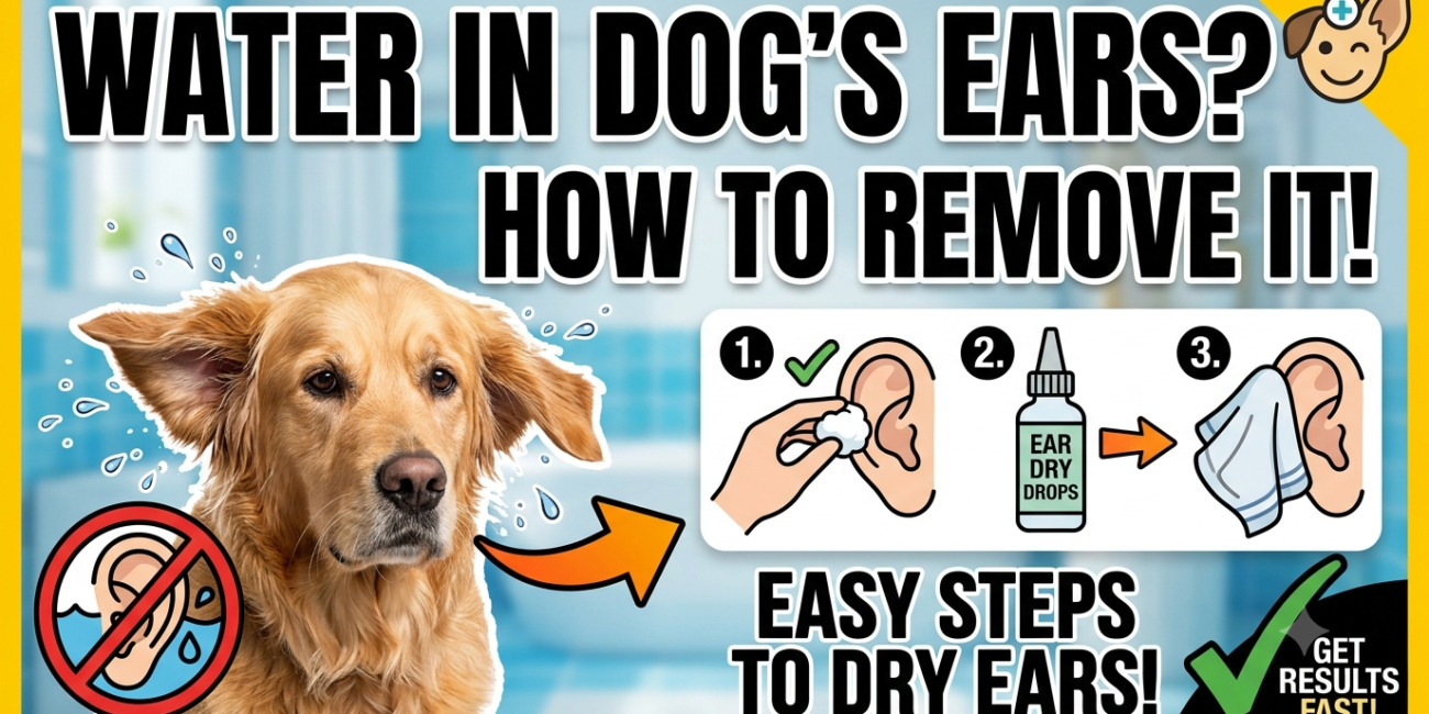 How to Remove Water from Your Dog’s Ears