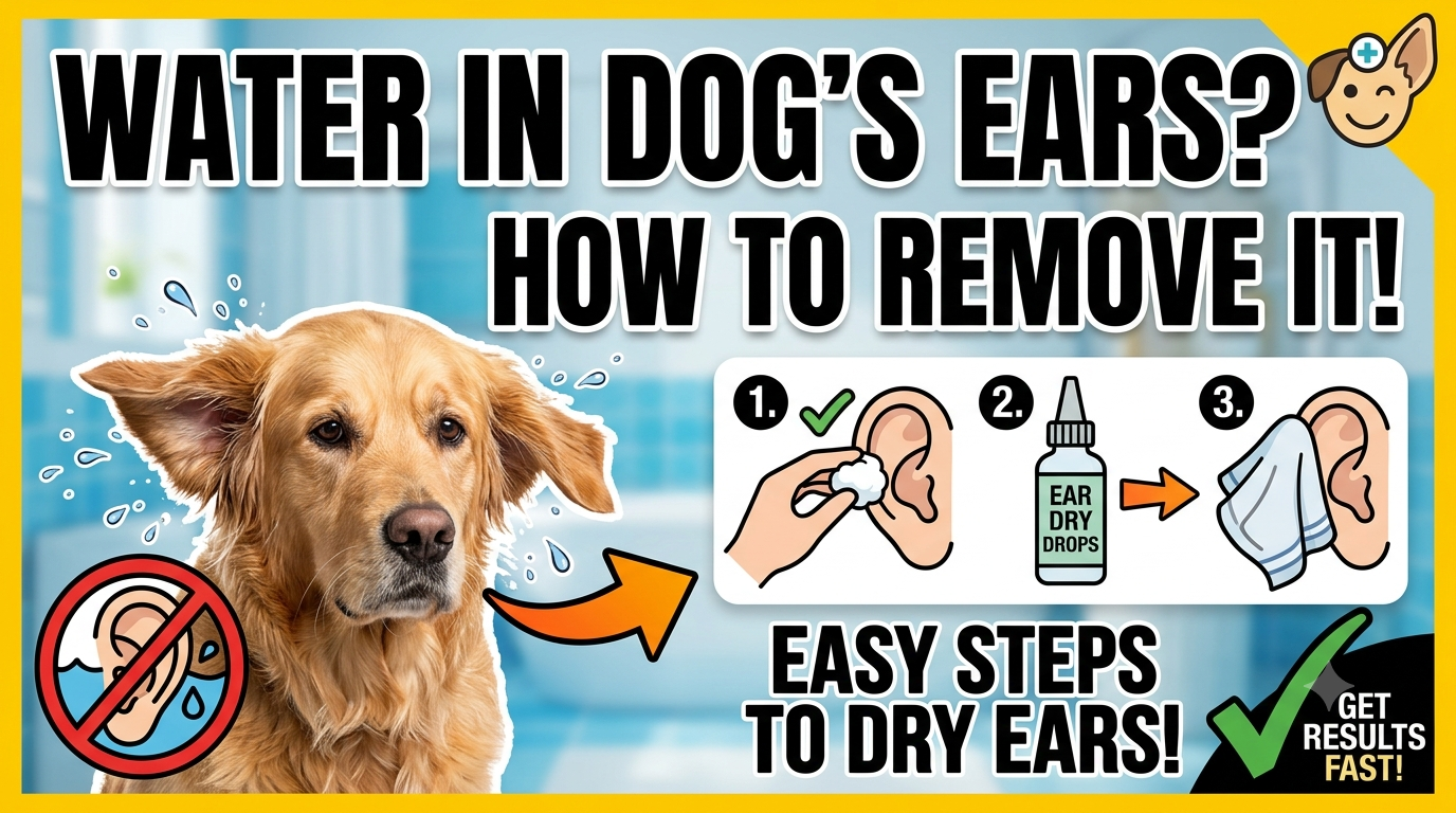 How to Remove Water from Your Dog’s Ears