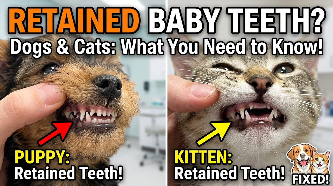 A veterinarian carefully examining a young dog's teeth