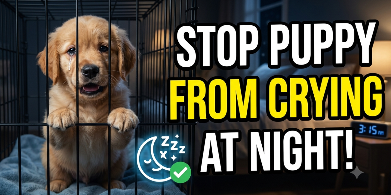 Stop Your Puppy from Crying in the Crate at Night
