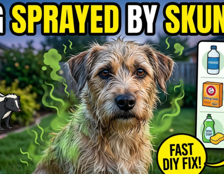 What To Do if Your Dog Gets Sprayed by a Skunk