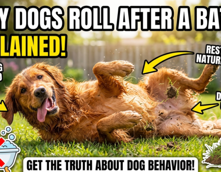 Why Do Dogs Roll Around After a Bath