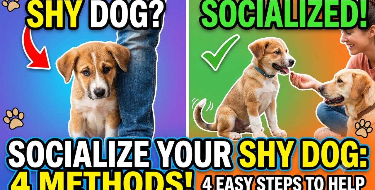 4 Methods to Help Socialize Your Shy Dog