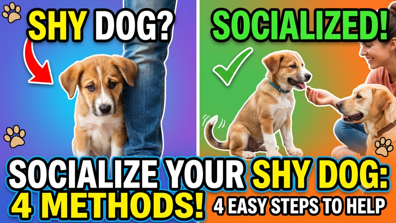 4 Methods to Help Socialize Your Shy Dog