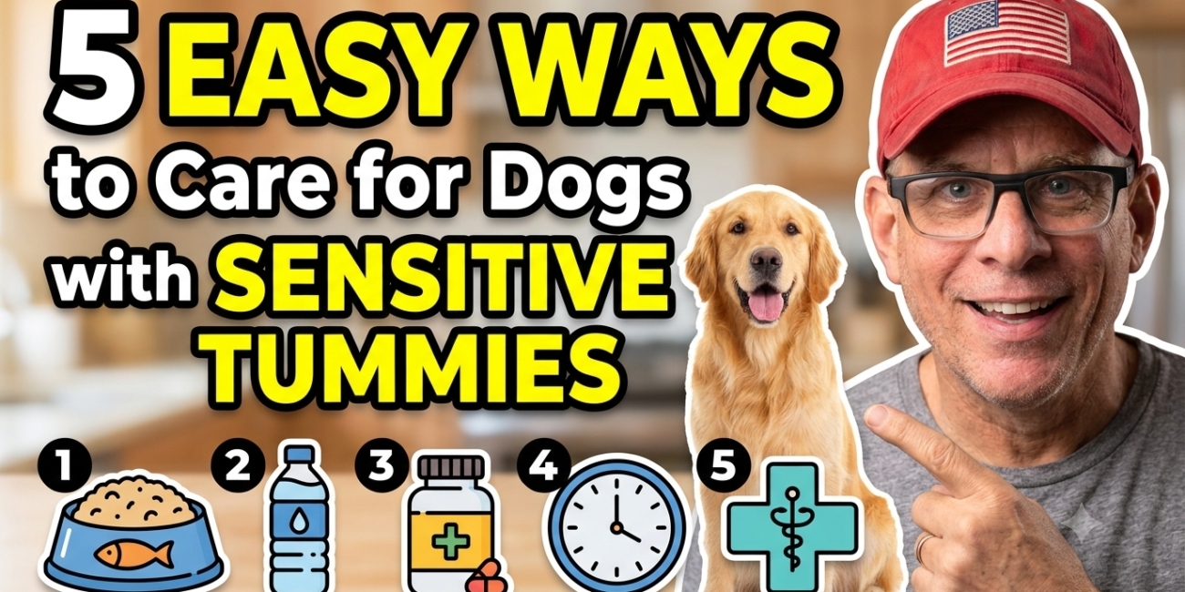 5 Easy Ways to Care for Dogs with Sensitive Tummies
